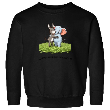 Discover Funny Republican Party Elephant Democratic Donkey Sweatshirts