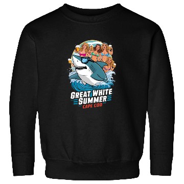 Discover Stylish Great White Shark Sweatshirts (Cape Cod)