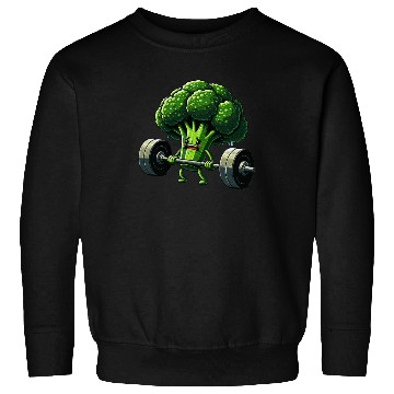 Discover Deadlift Broccoli Gym Fitness Motivation Sweatshirts