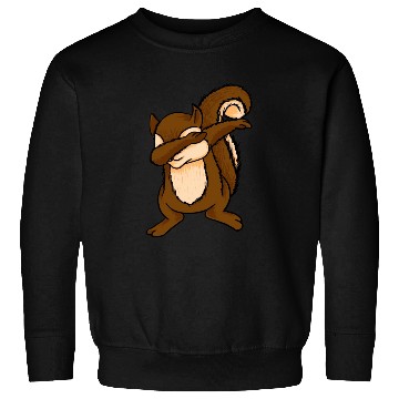 Discover Dabbing Squirrel Funny Chipmunks Dab Animal Lover Sweatshirts