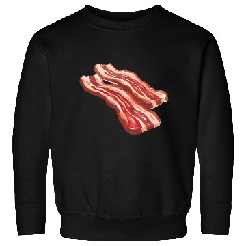 Discover Delicious Bacon Strips Illustration Sweatshirts