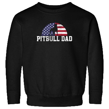 Discover Pitbull Dad Papa Love Bond Unique Design Sweatshirts