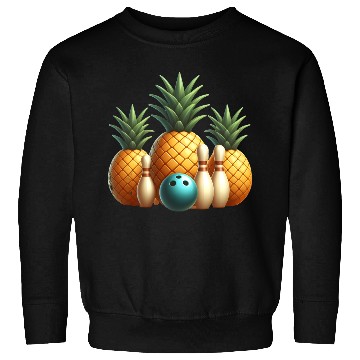 Discover Bowling pineapple  - bowling holidays Sweatshirts