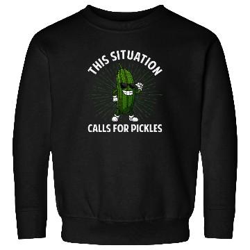 Discover Pickle Design Cucumber Dill Pickle Lover Sweatshirts