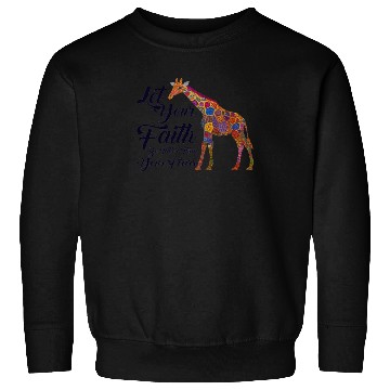 Discover Giraffe Lover Christian Faith Bible Verse Sweatshirts