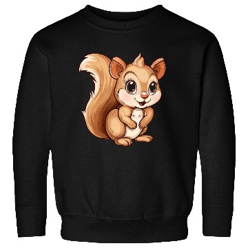 Discover Charming Squirrel Character Delight Sweatshirts