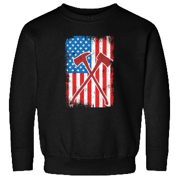Discover 4th Of July US Firefighter Sweatshirts