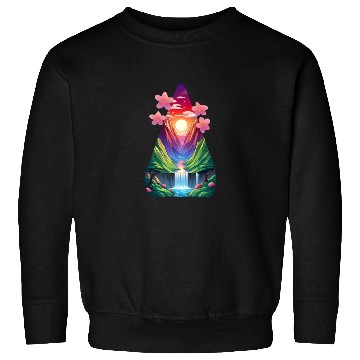 Discover sunrise waterfall scenery Sweatshirts