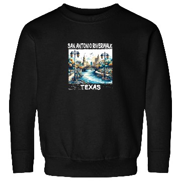 Discover San Antonio Riverwalk Sweatshirts
