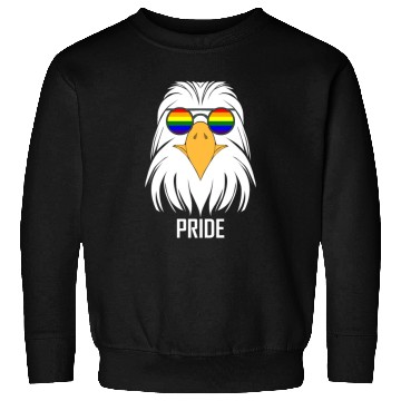 Discover LGBTQ BALD EAGLE PRIDE DESIGN Sweatshirts