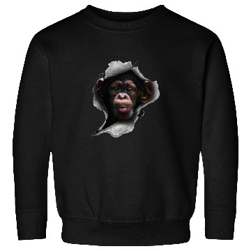 Discover Chimp, Monkey Lover, Chimpanzee, Monkey Sweatshirts