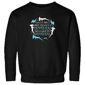 Discover Hammerhead Underwater Ocean Hammerhead Shark Lover Sweatshirts
