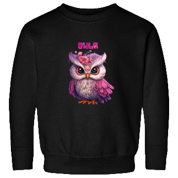 Discover Regal Floral Owl Sweatshirts