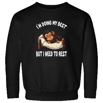 Discover Monkey Ape Animal Pajamas Nightgown Sleeping Nappi Sweatshirts