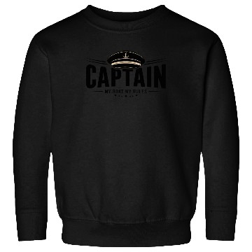 Discover Captain - My Boat My Rules Saying Quote Sweatshirts