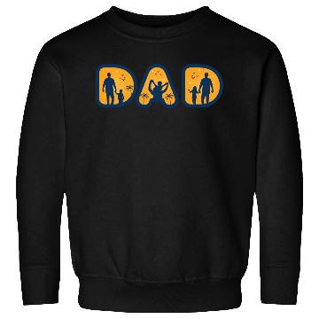 Discover Dad love Son and Daughter Sweatshirts