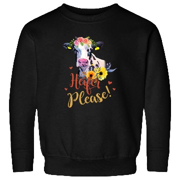 Discover Salty A Heifer Please Funny Farmer Cow Lovers Sweatshirts