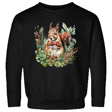 Discover Squirrel Clipart - Woodland Creatures Art, Cute Sweatshirts