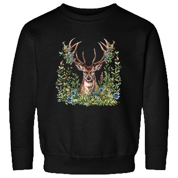 Discover Deer Clipart - Forest Deer Illustrations, Sweatshirts
