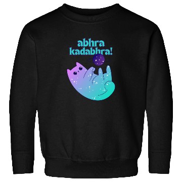 Discover Aberakadabera Abhra Kadabhra Magic Cat Sweatshirts