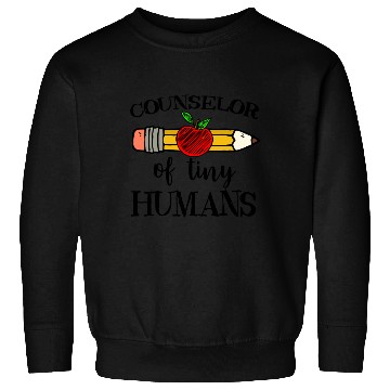 Discover School Counselor of Tiny Humans Back To School Sweatshirts