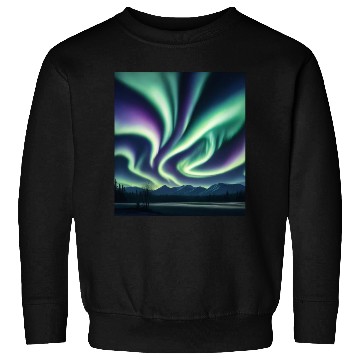 Discover ultra realistic northern lights Sweatshirts