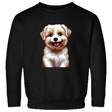 Discover Pixel Puppy Art Sweatshirts