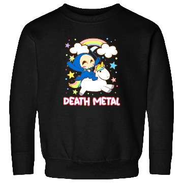 Discover Goth Rock Satan Unicorn Festivals Death Metal Sweatshirts