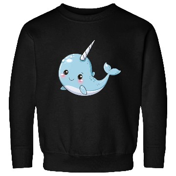 Discover Adorable Narwhal Fantasy Encounter Sweatshirts