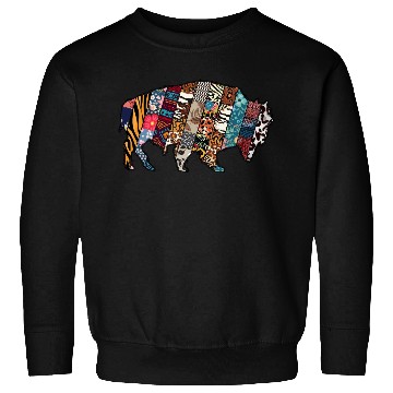 Discover Wild West Bison Sweatshirts