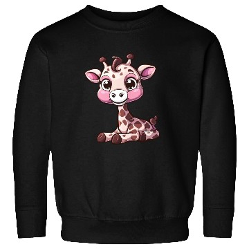 Discover Adorable Baby Giraffe Character For You Sweatshirts