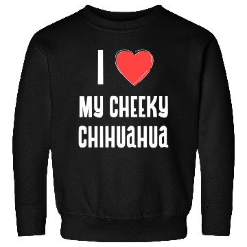 Discover Cheeky Chihuahua Lover Sleeve Sweatshirts