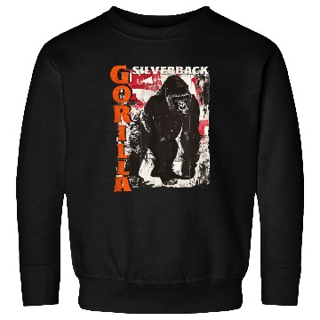Discover Gorilla Monkey Growling Silverback Sweatshirts