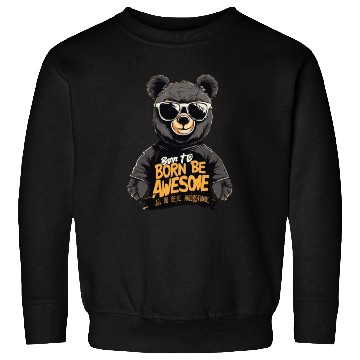 Discover Groovy Bear: Totally Rad Dude Sweatshirts