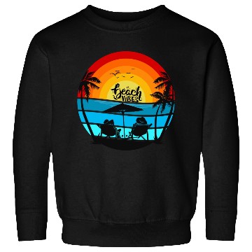 Discover Beach Vibes - Ocean Scene - Adults & Cocktails Sweatshirts