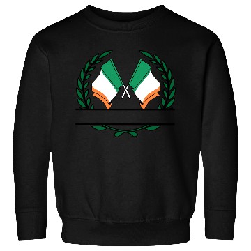 Discover Flags Ireland laurel wreath banner Sweatshirts