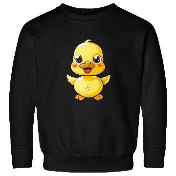Discover Adorable Yellow Duckling Spread Your Wings Sweatshirts