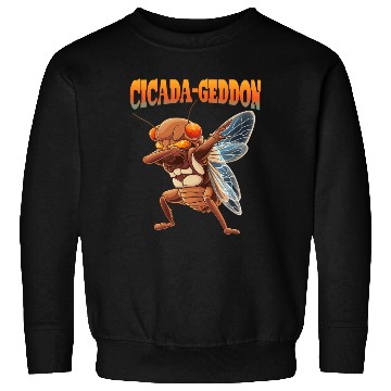 Discover Funny Dabbing Cicada 2024 Dab Sweatshirts