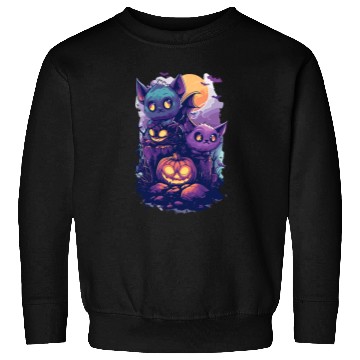 Discover ghost friends, spooky scary friends Sweatshirts