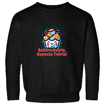 Discover Blossom Delight Cupcake Sweatshirts