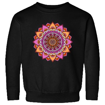 Discover Lesbian Pride Mandala Zunaria Pattern Sweatshirts