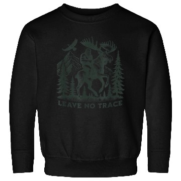 Discover Leave Bigfoot Hiking Camping Sweatshirts