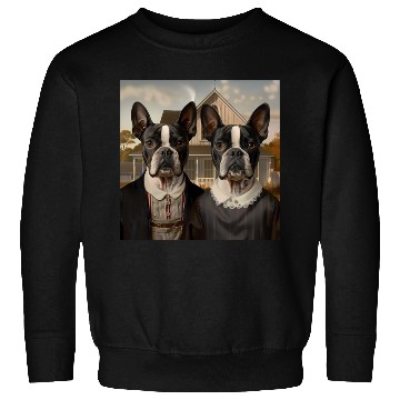 Discover Boston Terrier Funny Sleeve Sweatshirts