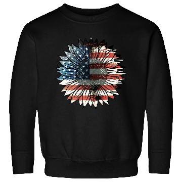 Discover USA Flag Sunflower Sweatshirts