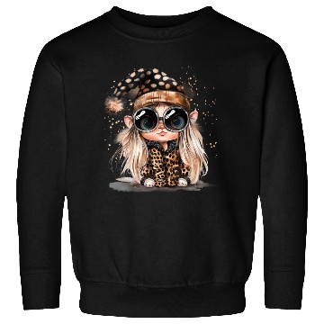 Discover Leopard Print Gnome Clipart Images, Girly Sweatshirts