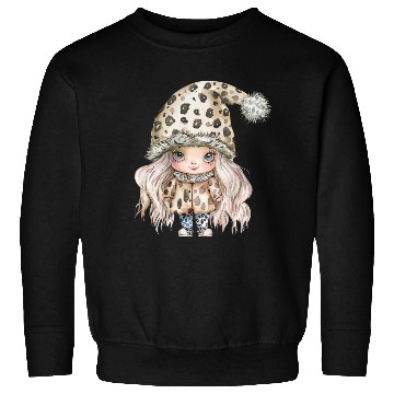 Discover Leopard Print Gnome Clipart Images, Girly Sweatshirts