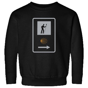 Discover Way of St. James Pilgrim Camino Shell Sign Sweatshirts
