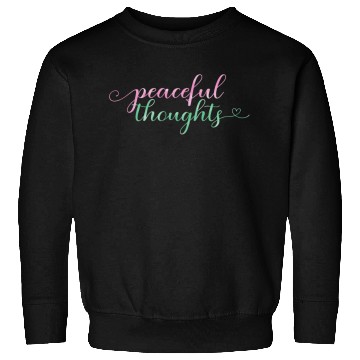 Discover Flowing "Peaceful Thoughts" Watercolor Sweatshirts