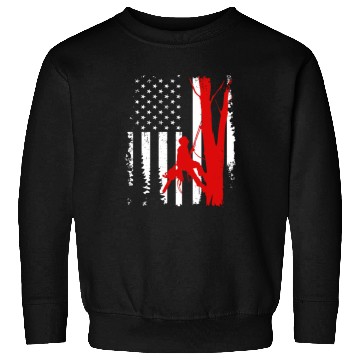 Discover American Flag Arborist For Men Cool Tree Lover Sweatshirts