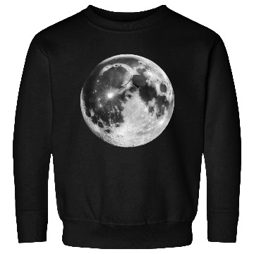 Discover Realistic Moon Sweatshirts